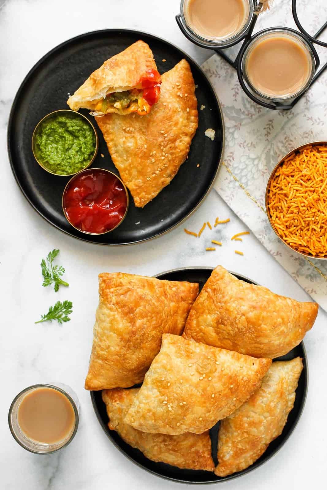 Jalapeno Corn and Cheese Samosas