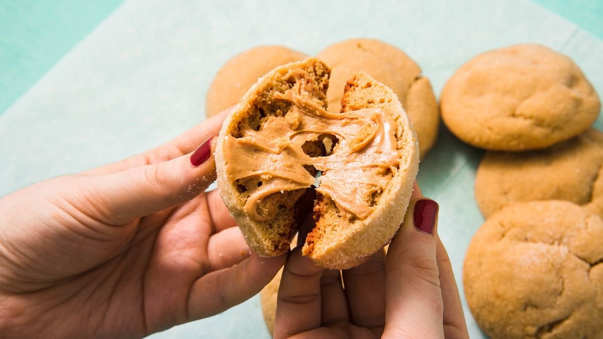 Peanut Butter-Stuffed Cookies