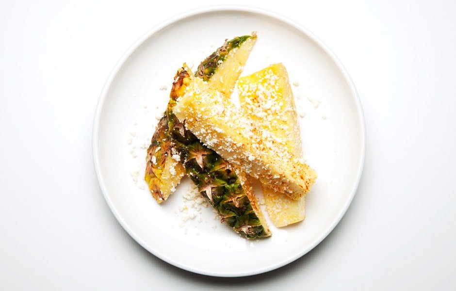 Spicy Pineapple Wedges